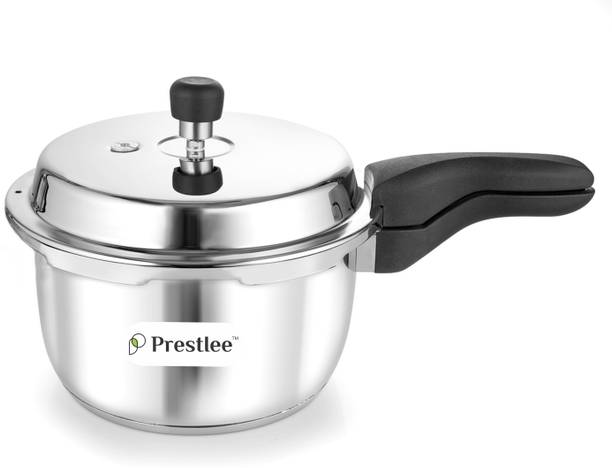Prestlee Deluxe Stainless Steel 3 L Outer Lid Induction Bottom Pressure Cooker