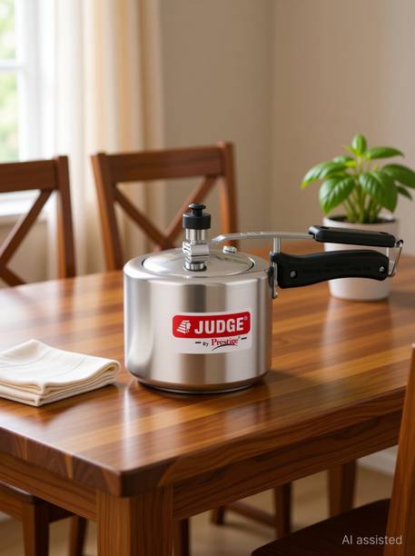 Judge by TTK Prestige Deluxe 2 L Inner Lid Induction Bottom Pressure Cooker