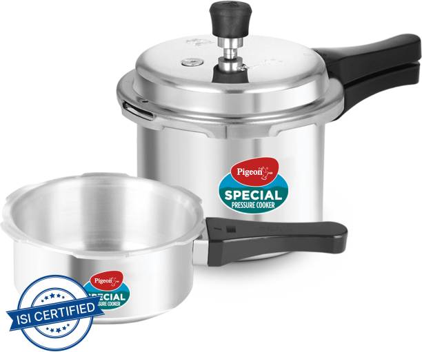 Pigeon Special Combi Pack 2 L, 3 L Induction Bottom Pressure Cooker