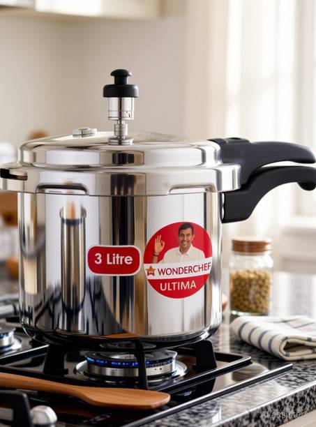 WONDERCHEF Ultima Outer Lid 3 L Outer Lid Induction Bottom Pressure Cooker