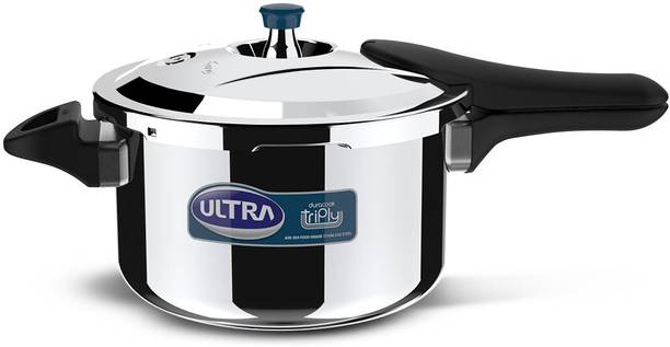 ULTRA Duracook Triply Cooker 3 L Outer Lid Induction Bottom Pressure Cooker