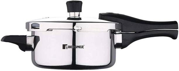 BERGNER Argent Elements TriPly Outer Lid 2.5 L Outer Lid Induction Bottom Pressure Cooker