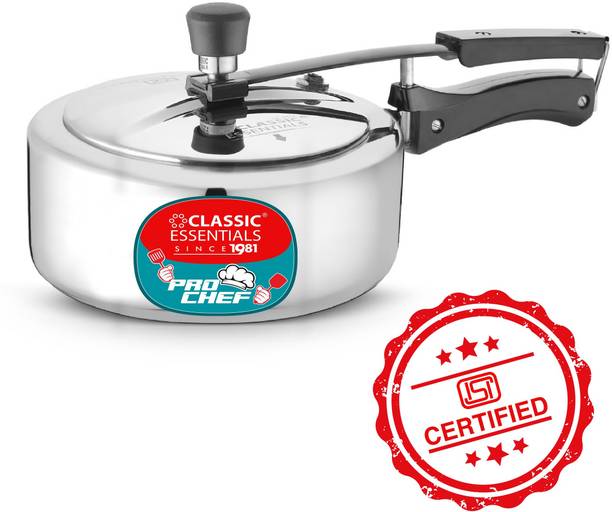 Classic Essentials Alluminium Pressure Cooker | ISI Certified Inner Lid Pressure Cooker 2 L Inner Lid Pressure Cooker