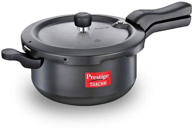 Prestige Svachh Cooker with PVC 8.0 Veggie Cutter combo 5 L Induction Bottom Pressure Cooker