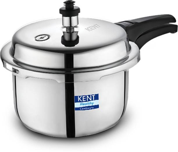 KENT KENT Pressure Cooker Stainless Steel Outer Lid 2 Litre 2 L Outer Lid Induction Bottom Pressure Cooker
