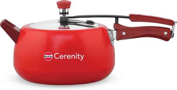 Hawkins Cerenity, smooth, slippery surface for low-oil cooking (ICR50) 5 L Inner Lid Induction Bottom Pressure Cooker