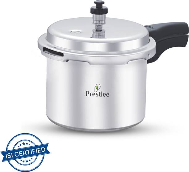 Prestlee Aluminium 3 Liter Pressure Cooker OUTER LID, 5 Year Warranty, ISI CERTIFIED, 3 L