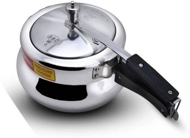 CARNIVAL Aluminium Handi Model Induction BasedInner Lid Pressure Cooker 3.5 L Inner Lid Induction Bottom Pressure Cooker