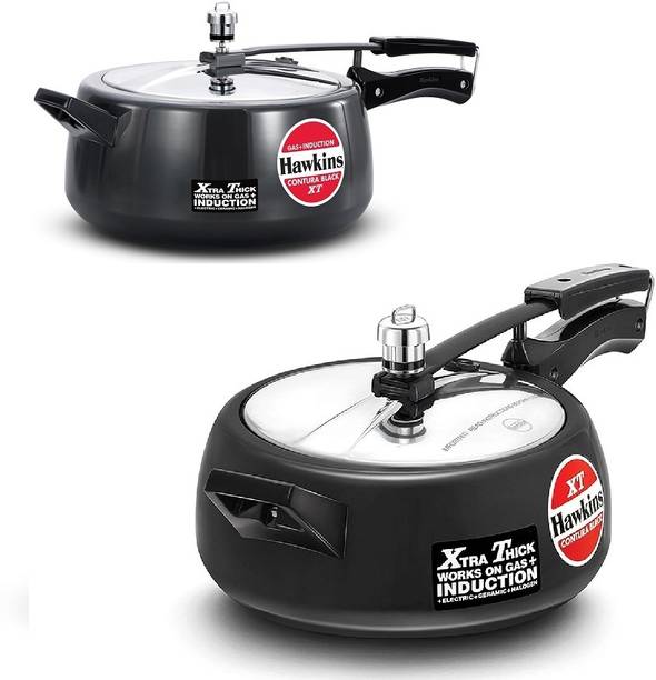 Hawkins Induction Base Pressure Cooker HA Contura Black...