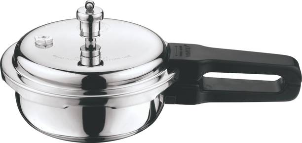 VINOD Platinum Triply - , Mini 2 L Outer Lid Induction Bottom Pressure Cooker & Pressure Pan