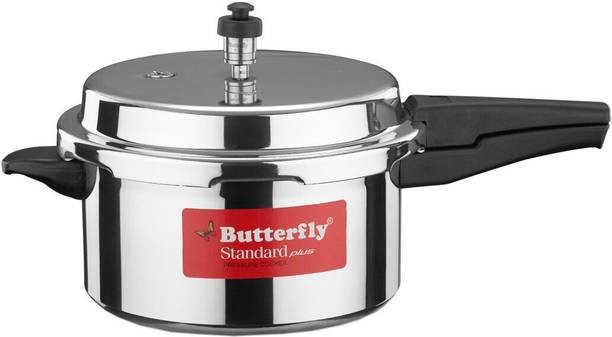 Butterfly Standard Plus 5 L Outer Lid Induction Bottom Pressure Cooker