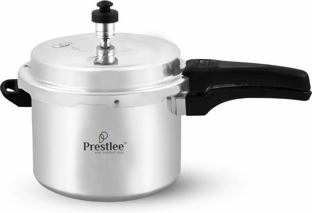 Prestlee Aluminium 5 Liter Pressure Cooker OUTER LID, 5 Year Warranty, ISI CERTIFIED, 5 L