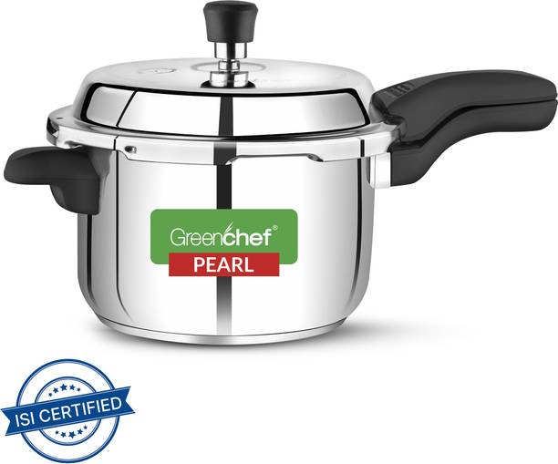Greenchef Pearl 3 L Outer Lid Induction Bottom Pressure Cooker