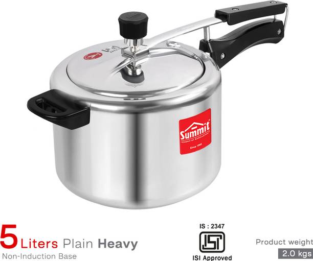 SUMMIT Heavy | Non-Induction Base | Pressure Cooker 5 L Inner Lid Pressure Cooker