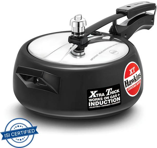 Hawkins Contura Black XT (CXT35) 3.5 L Inner Lid Induction Bottom Pressure Cooker