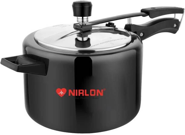 NIRLON Classic 2 L Pressure Cooker with Induction Base Black inner Deep Lid 2 L Inner Lid Induction Bottom Pressure Cooker