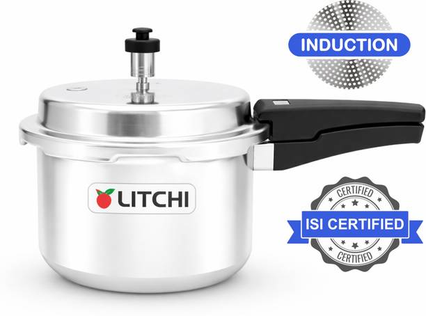 Litchi Aluminium Outerlid 2 L Outer Lid Induction Bottom Pressure Cooker