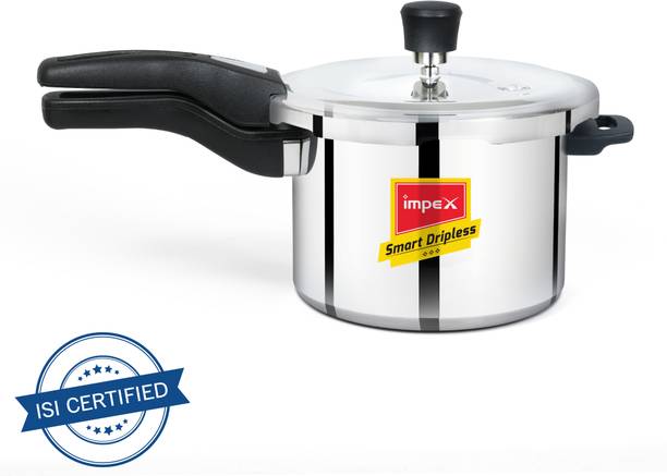 IMPEX Impex Dripless aluminium pressure cooker Norma smart D5 4.5 L Outer Lid Pressure Cooker