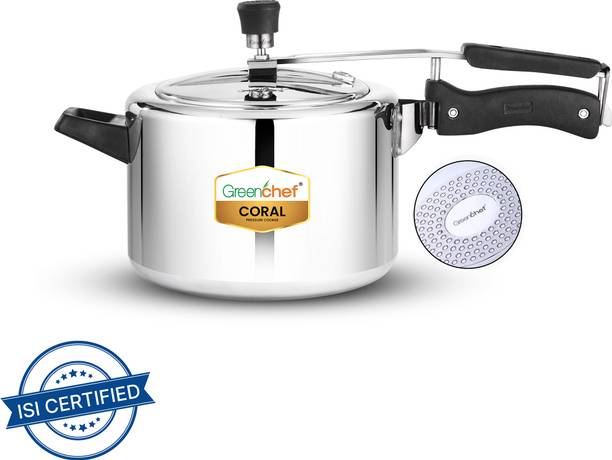 Greenchef Coral Inner Lid IB 5 L Inner Lid Induction Bottom Pressure Cooker