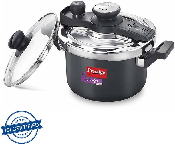 Prestige Svachh Clip on Mini 3 L Outer Lid Induction Bottom Pressure Cooker
