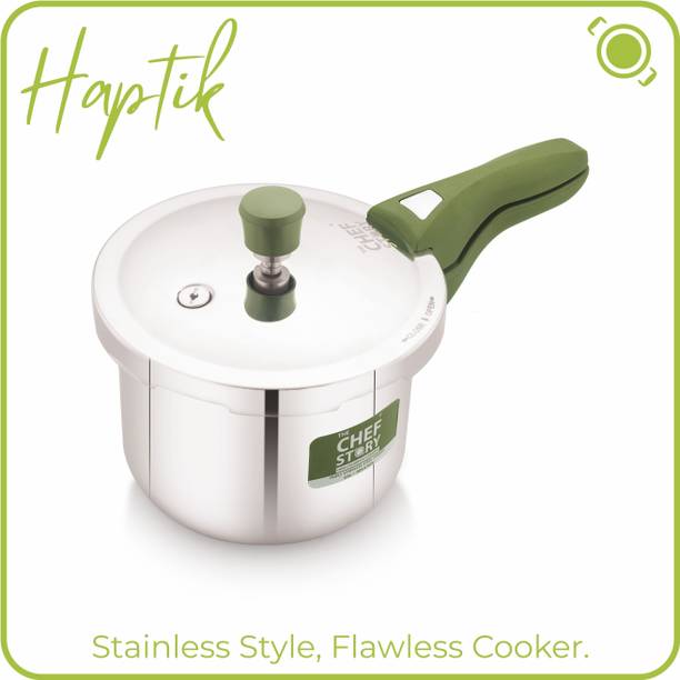 THE CHEF STORY Haptik series triply Pressure Cooker Outer Lid 4 L Outer Lid Induction Bottom Pressure Cooker