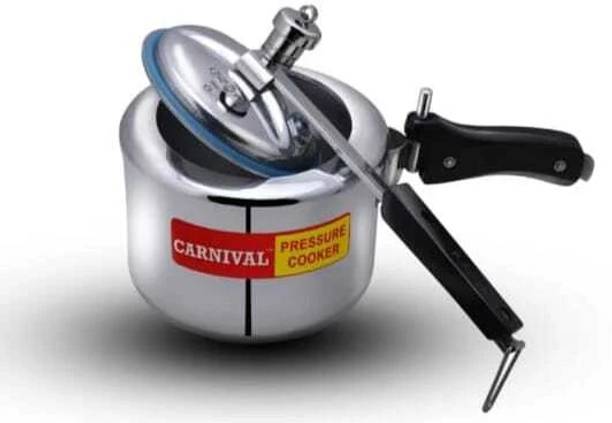 CARNIVAL Aluminium Regular Model Inner Lid Pressure Cooker Pure Virgin Aluminium 3.5 L Inner Lid Pressure Cooker