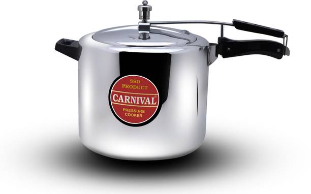 CARNIVAL Aluminium Regular Model Inner Lid Pressure Cooker Pure Virgin Aluminium 12 L Inner Lid Pressure Cooker