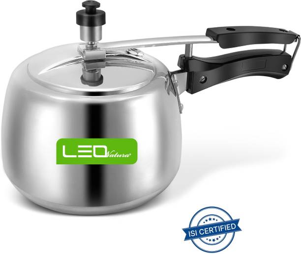 Leo Natura HANDI Cooker Inner Lid 3 L Inner Lid Induction Bottom Pressure Cooker & Pressure Pan