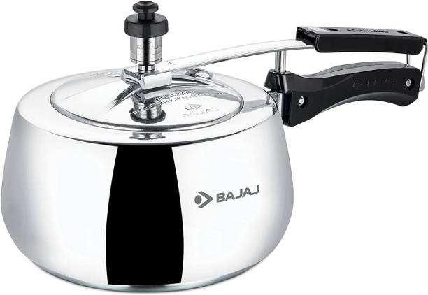BAJAJ Majesty Duo PCX 63D Handi 3 L Inner Lid Induction Bottom Pressure Cooker