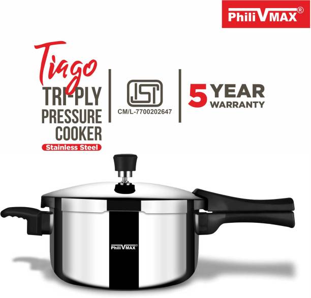 PHILIVMAX Tiago 3 L Induction Bottom Pressure Cooker