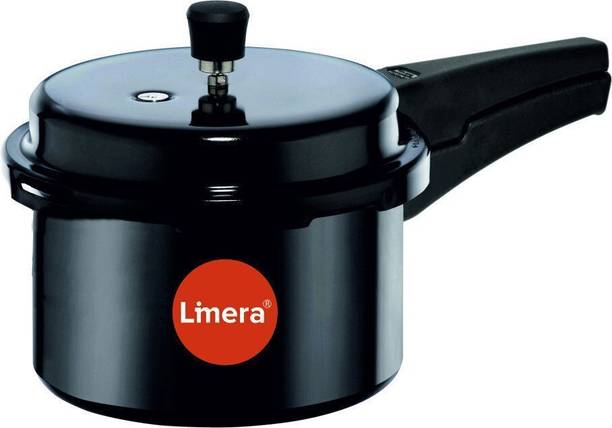 Limera ISI Certified Gas & Induction Stove Compatible HA Cooker 3 L Outer Lid Induction Bottom Pressure Cooker