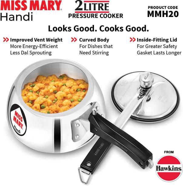 Hawkins Miss Mary Handi (MMH20) 2 L Inner Lid Pressure Cooker