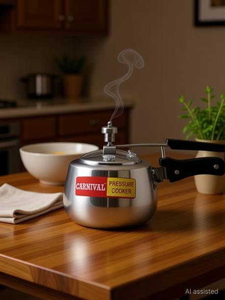CARNIVAL Aluminium Elite Model 1.5 Inner Pressure Cooker Pure Virgin 1.5 L Inner Lid Pressure Cooker