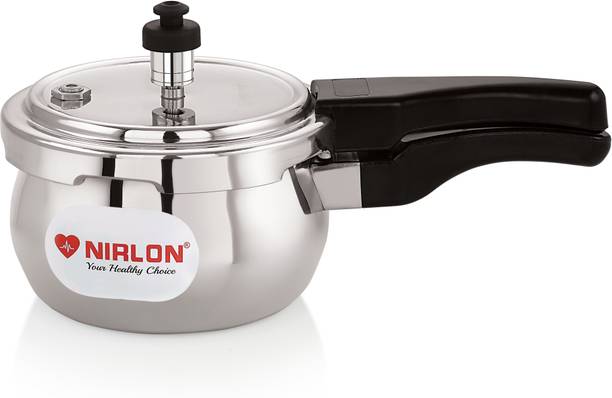 NIRLON Handi Aluminium Outer Lid Induction Base Pressure Cooker 3 Litre 3 L Outer Lid Induction Bottom Pressure Cooker