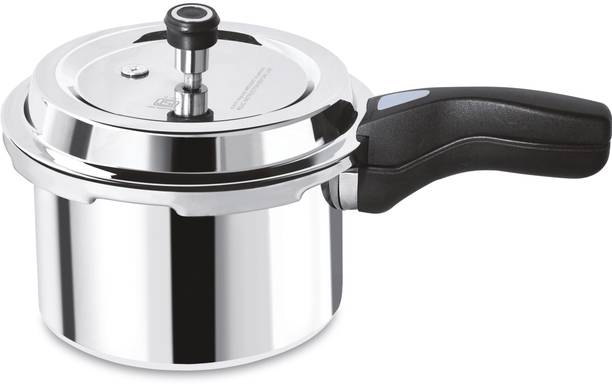 Rasoiya Rasoiya Tri-Ply Pressure Cooker 2L– Premium Quality, (3-Layer) 2 L Outer Lid Induction Bottom Pressure Cooker