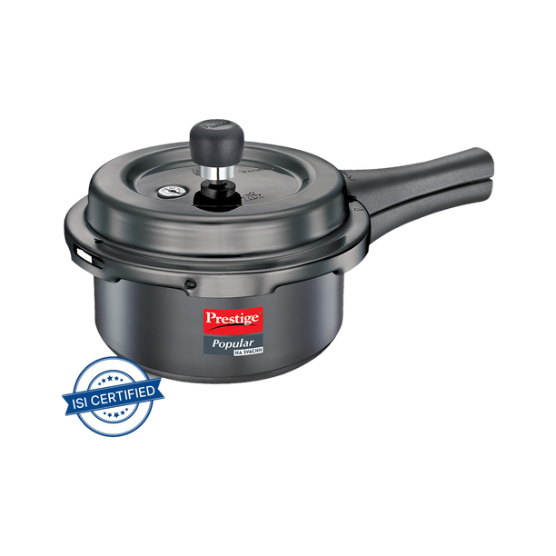 Prestige Popular Svachh HA Deep Lid-Controls Spillage 2 L Outer Lid Pressure Cooker