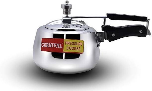 CARNIVAL Aluminium Elite Model Inner Lid Pressure Cooker Pure Virgin Aluminium 1.5 L Inner Lid Pressure Cooker