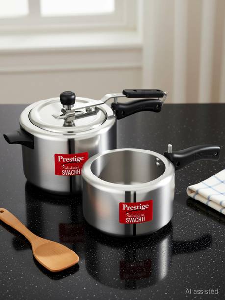Prestige Svachh Nakshatra 5 L, 3 L Inner Lid Pressure Cooker