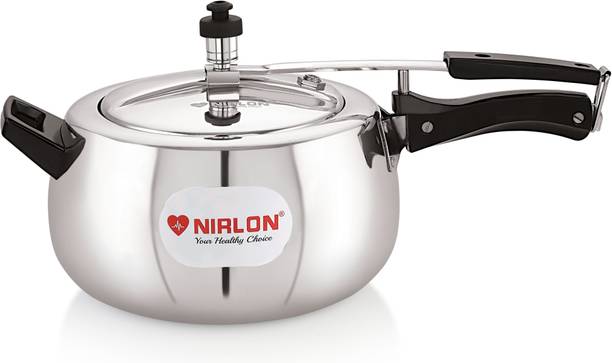 NIRLON Celebration 5 Litre Aluminium Inner Lid Induction Base Pressure Cooker 5 L Inner Lid Induction Bottom Pressure Cooker