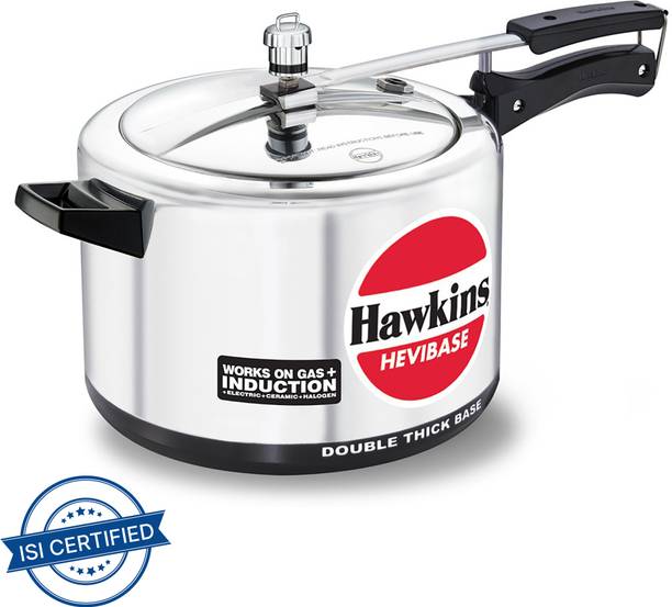 Hawkins Hevibase (IH80) 8 L Inner Lid Induction Bottom Pressure Cooker