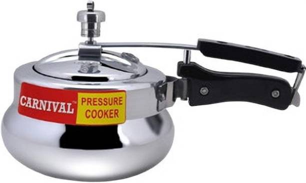 CARNIVAL Aluminium Handi Model Inner Lid Pressure Cooker 2.5 Ltr Pure Virgin Aluminium 2.5 L Inner Lid Pressure Cooker