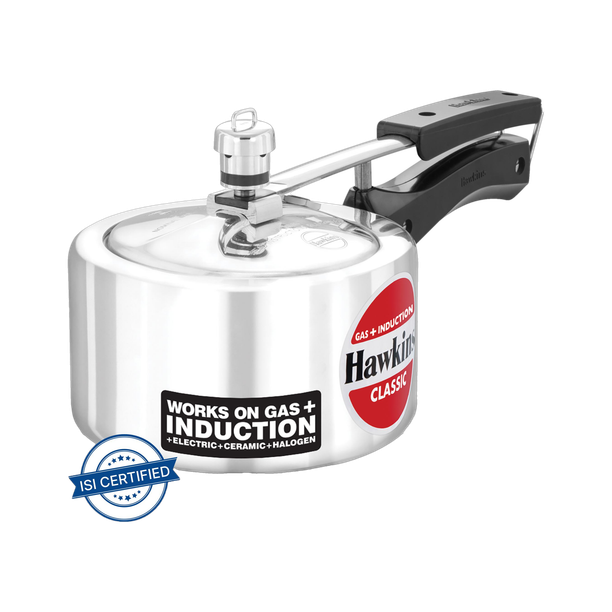Hawkins Classic (ICL15) 1.5 L Inner Lid Induction Bottom Pressure Cooker