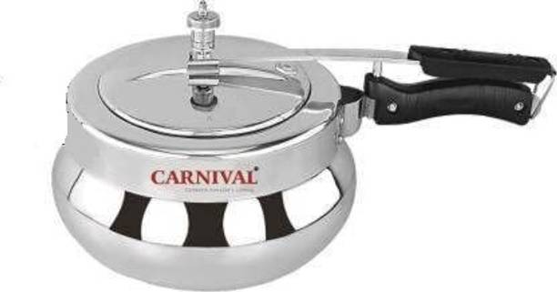 CARNIVAL Aluminium Desire Model Pressure Cooker 1.5 Ltr Pure Virgin Aluminium (Inner Lid) 1.5 L Inner Lid Pressure Cooker