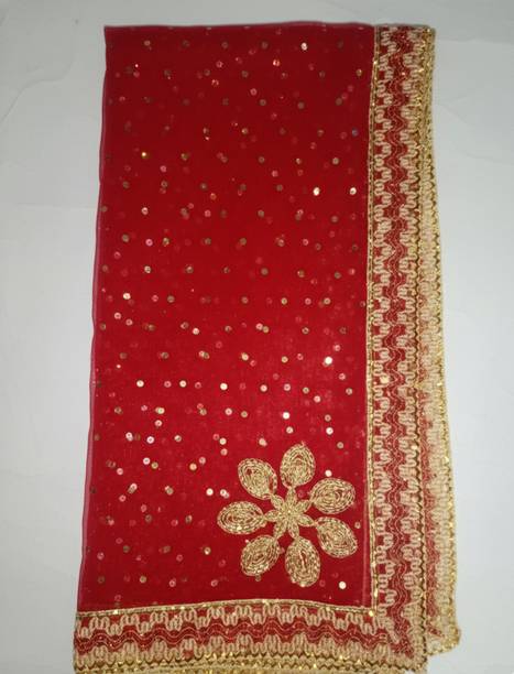 Sitanshchunri Net bridal dupatta 2 Net Dalmatic and Stole