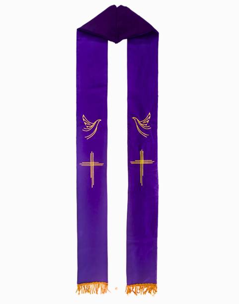 Needlepoint Priest Stole Polyester Blend Alb