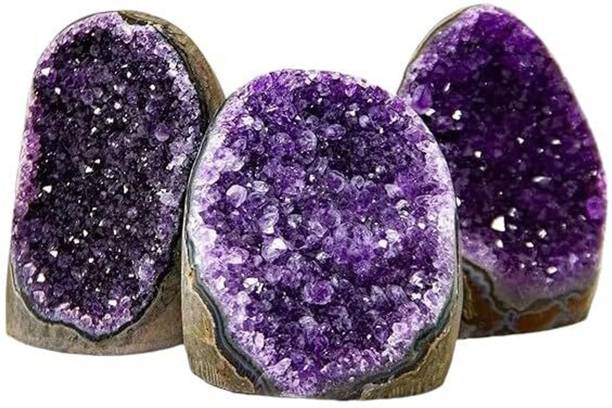 ASTRODADA ASTRODADA Amethyst Crystal Cluster 300g | Raw Healing Stone for Home Decor stone Alb