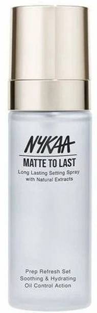NYKAA Matte to Last Long Lasting Setting Spray with Natural Extracts Primer  - 65 ml