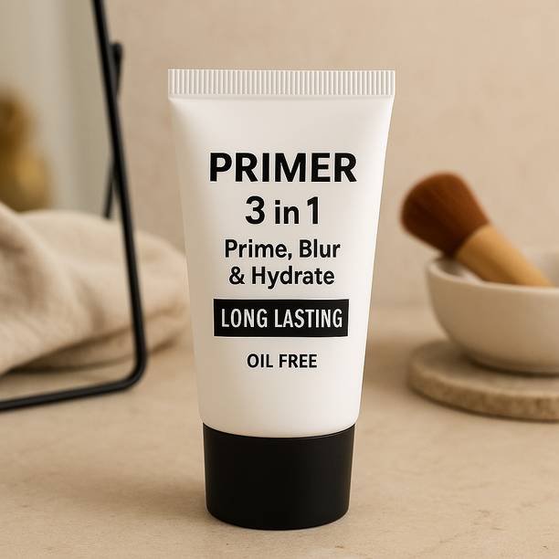 Valhalla 3 in 1 Face Primer – Prime • Blur • Hydrate | Long Lasting Oil-Free Base Primer  - 20 ml
