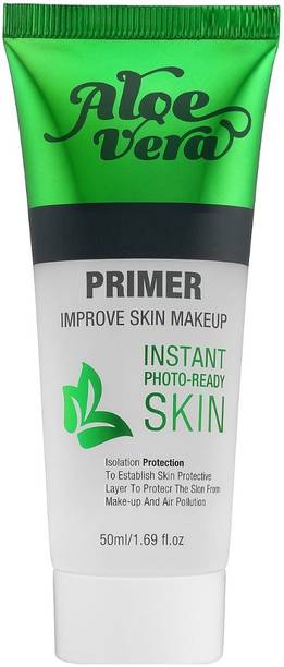 Gaurna Aloe Vera Primer for Oily & Dry Skin | Smooth Finish Makeup Base Primer  - 50 ml