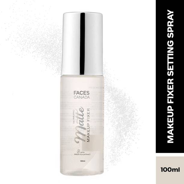 FACES CANADA Ultime Pro Matte Makeup Fixer Setting Spray | Long Lasting | Flawless Finish Primer  - 100 ml